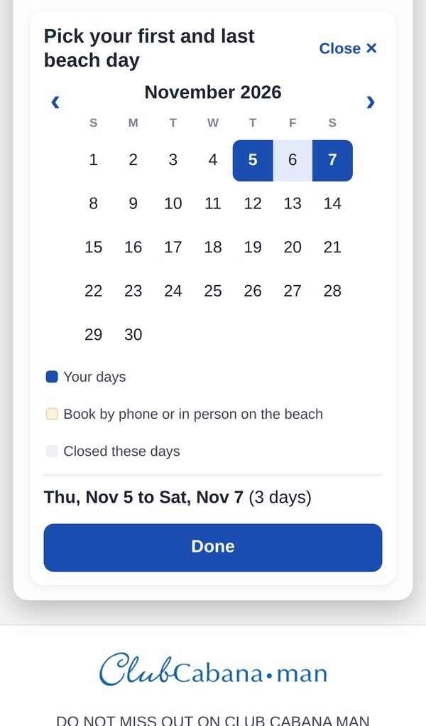 Calendar on a phone